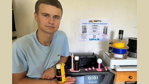 <tc>QIDI</tc> El patrocinio de Tech al joven creador Baptiste Vanotti y el nacimiento de Suppa