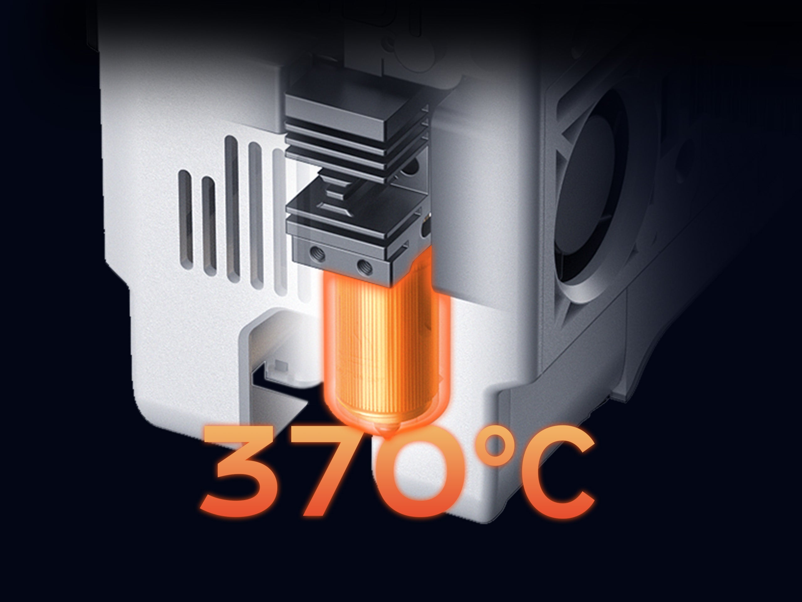 <p>Heating up to 370ºC</p>