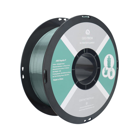 <tc>ABS</tc> Filamento metálico Rapido - UE / Código HEX verde medianoche #40746D