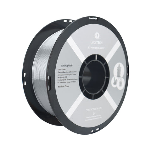 <tc>ABS</tc> Filamento metálico Rapido - UE / Código HEX Plata #ADADAD