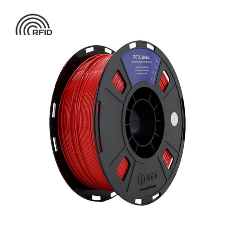 <tc>PETG</tc> Básico - 1 kilogramo / Código HEX rojo #D3100C