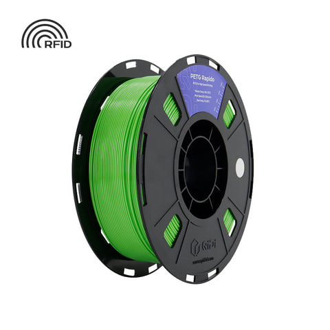 <tc>PETG</tc> Rápido - 1 kilogramo / Verde hierba Código HEX #7CCE51