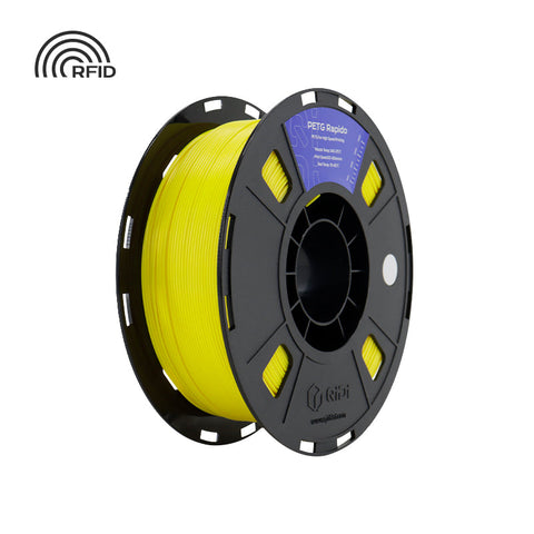 <tc>PETG</tc> Rápido - 1 kilogramo / Código HEX amarillo #FCE300