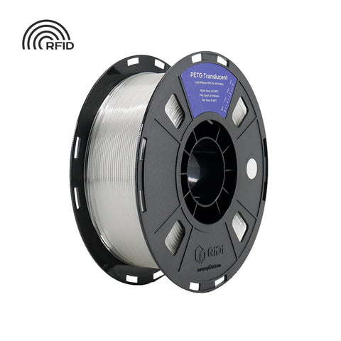 <tc>PETG</tc> Translúcido - 1 kilogramo / Borrar código HEX #E0E0E0