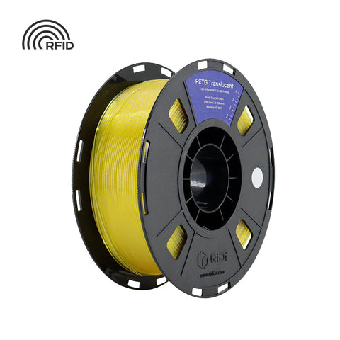 <tc>PETG</tc> Translúcido - 1 kilogramo / Código HEX amarillo #FFFF33