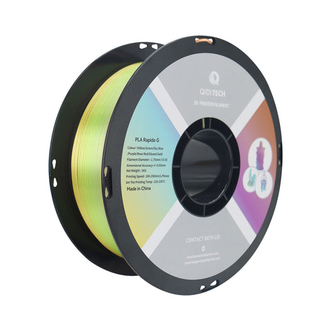 <tc>PLA</tc> Filamento de seda Rapido - 1kg / UE / Arcoíris