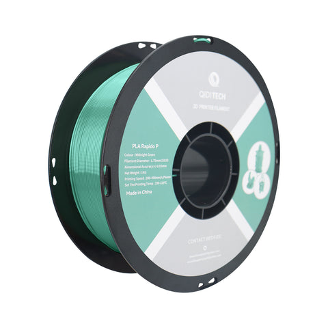 <tc>PLA</tc> Filamento metálico Rapido - UE / Código HEX verde medianoche #268F81