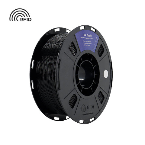 <tc>PLA</tc> Básico - 1 kilogramo / Código HEX negro #000000