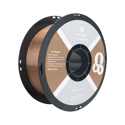 <tc>PLA</tc> Filamento metálico Rapido - UE / Café Oro Código HEX #80542B