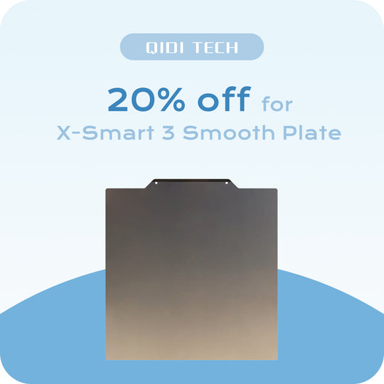 Qidi Tech X-Smart 3 Placa suave