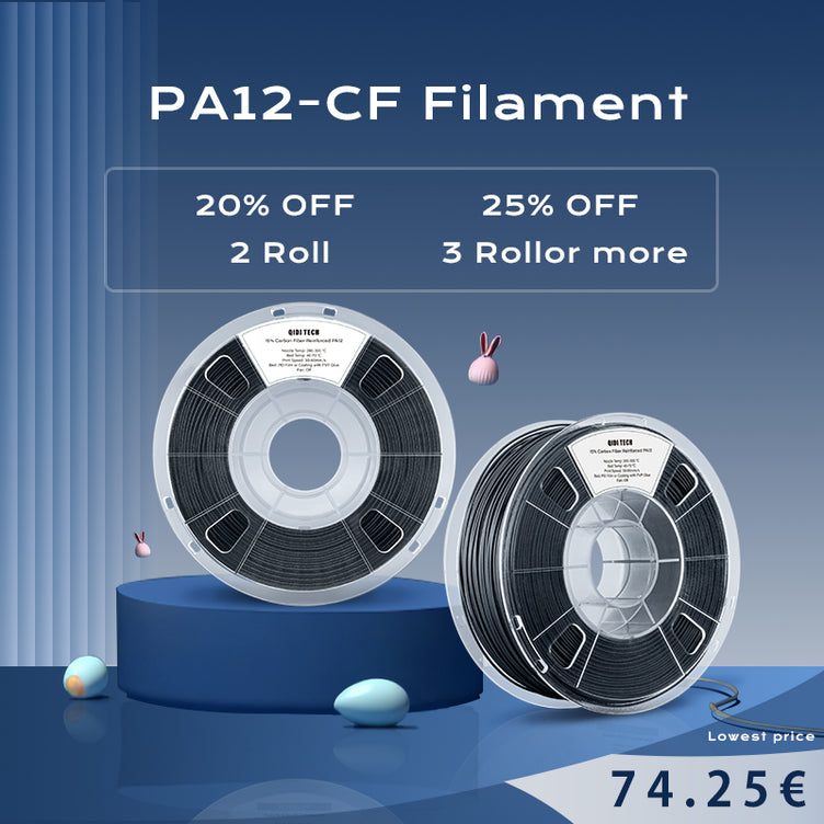 Qidi PA12-CF koolstofvezelfilament