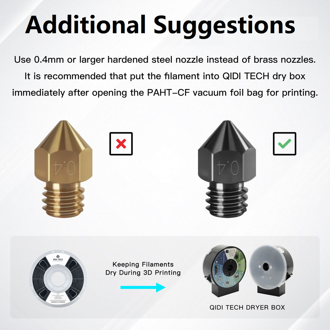 QIDI PAHTCF Carbon Fiber Filament Superior Print Quality Qidi Tech