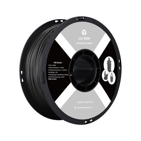 <tc>ABS</tc> Filamento rápido - Código HEX negro #000000 / UE