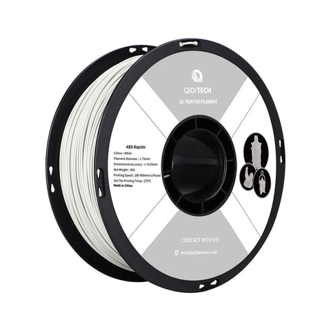 <tc>ABS</tc> Filamento rápido - Código HEX blanco #FFFFFF / UE