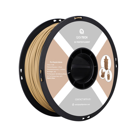 <tc>PLA</tc> Filamento rápido mate - UE / Código HEX Kraft #E1B77A