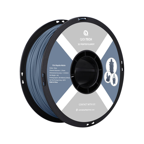 <tc>PLA</tc> Filamento rápido mate - UE / Código HEX azul marino #425E7C