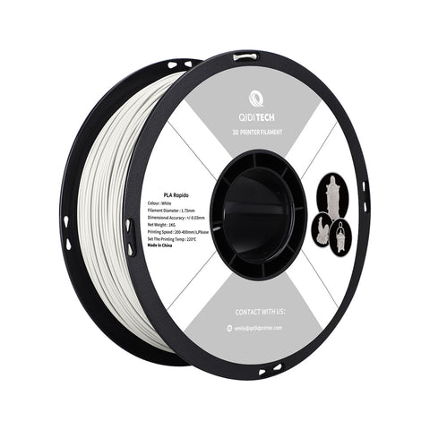 <tc>PLA</tc> Filamento rápido - Código HEX blanco #FFFFFF / UE